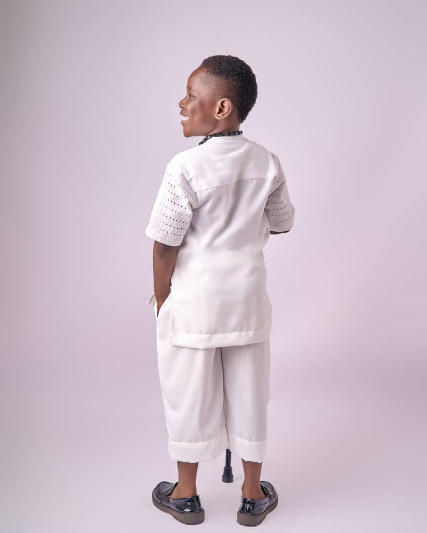 KIDS BOBO WHITE NATIVE SET