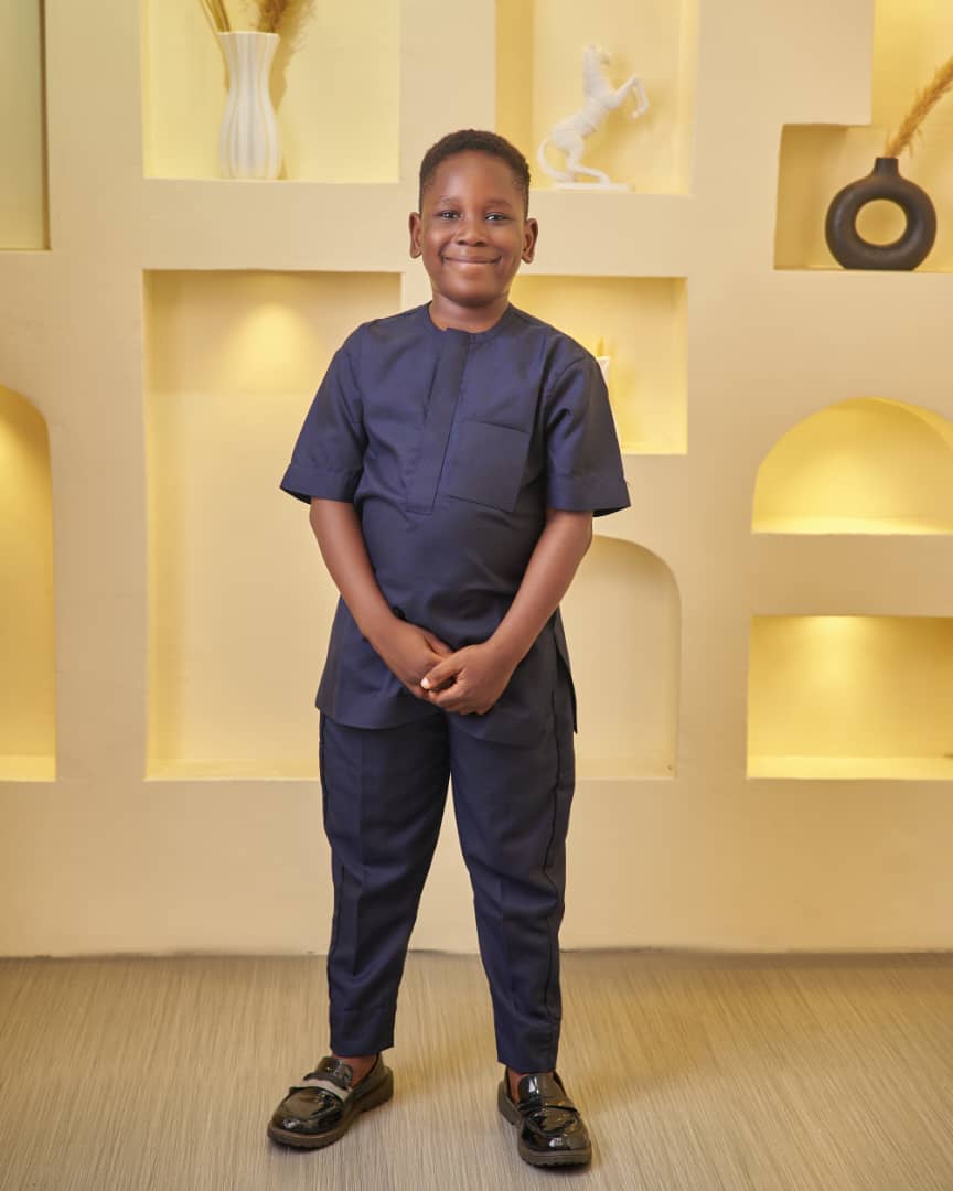 KIDS ISAKA BLUE NATIVE SET