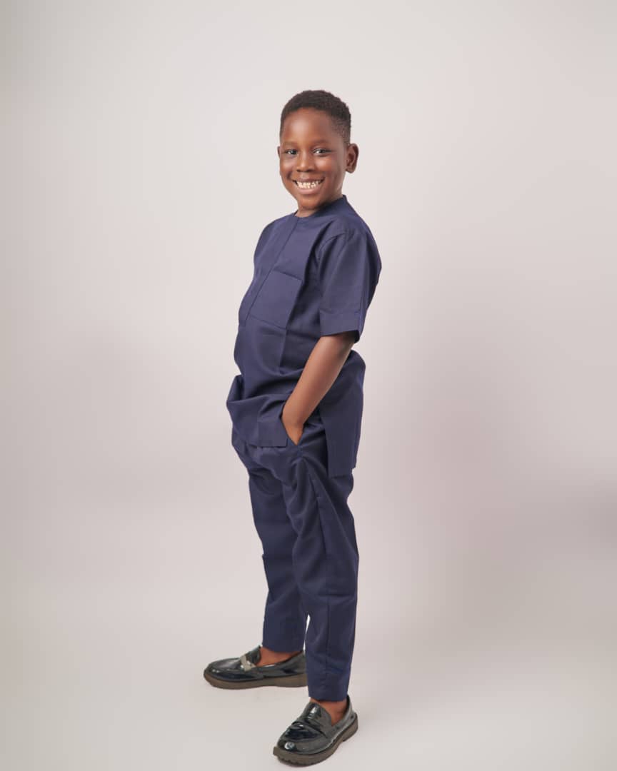 KIDS ISAKA BLUE NATIVE SET