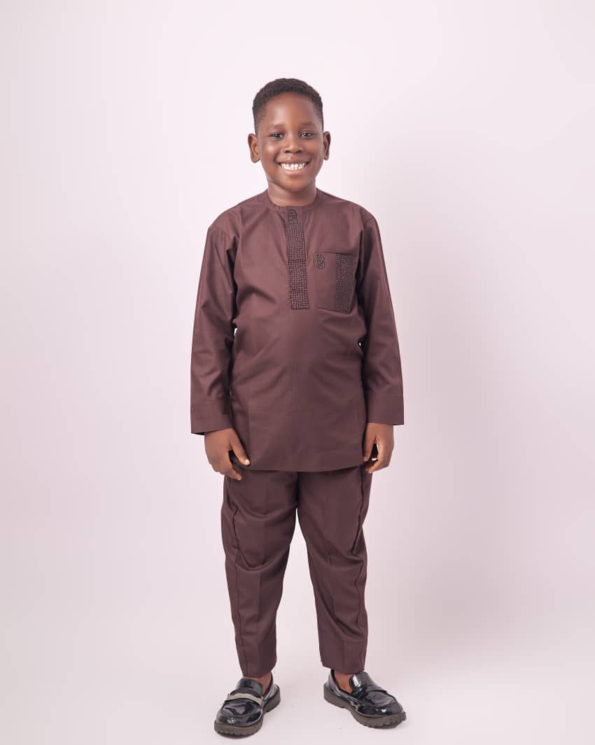 KIDS RUBA BROWN NATIVE SET