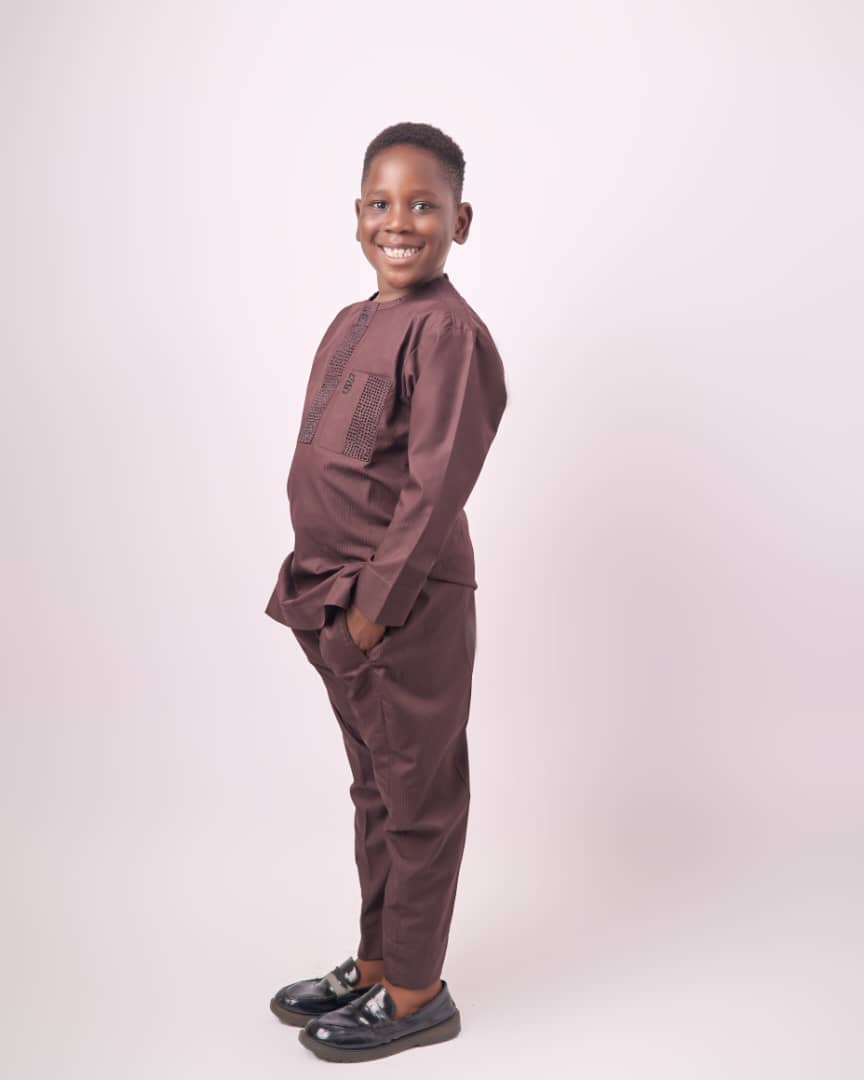 KIDS RUBA BROWN NATIVE SET