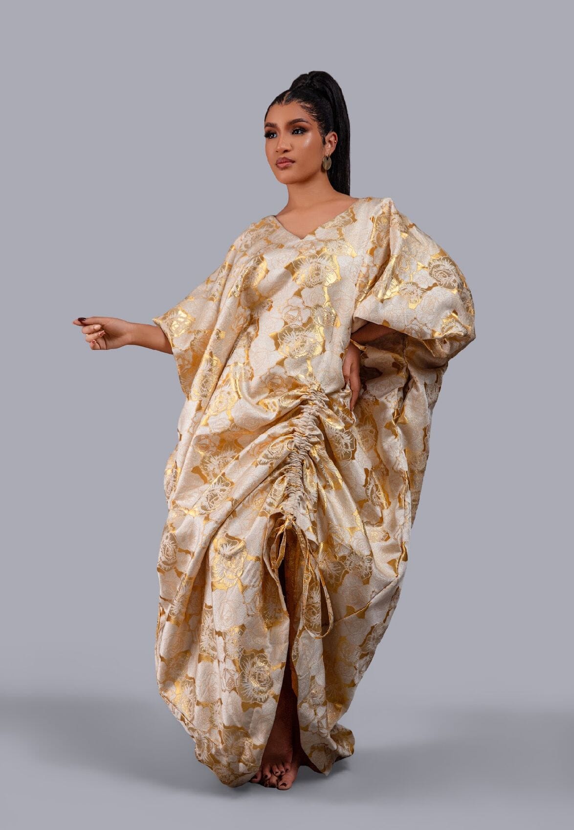 Mukutu Gold Damask Boubou