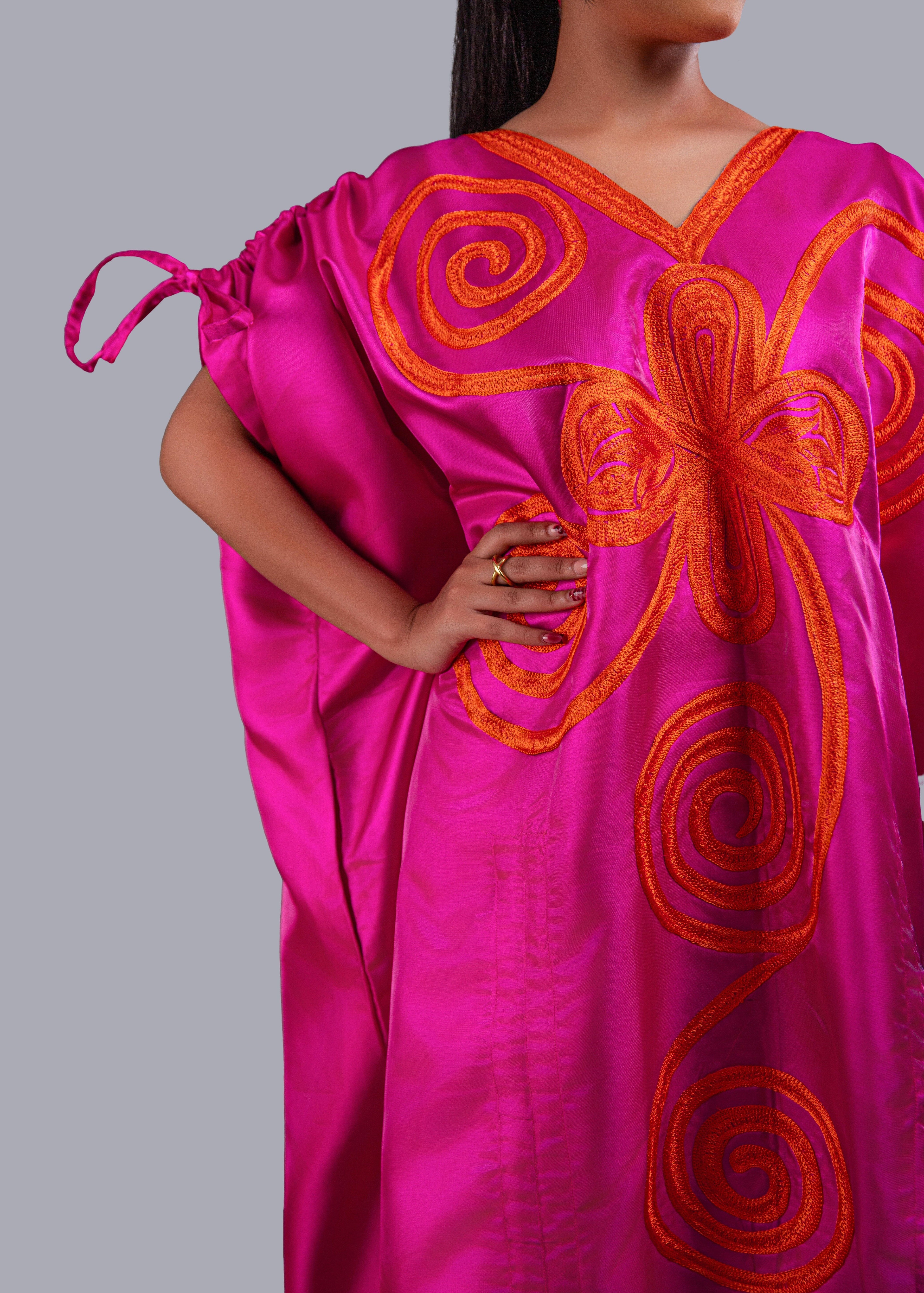 Picanto Pink Agbada Luxury Boubou dress